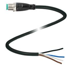 Pepperl+Fuchs V1S-G-BK2M-PUR-A upravený zástrčkový konektor pro senzory - aktory, 240771-100018, piny: 4, 2 m, 1 ks