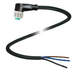 Pepperl+Fuchs V11-W-BK15M-PVC-U upravený zástrčkový konektor pro senzory - aktory, 239999-0040, piny: 3, 15 m, 1 ks