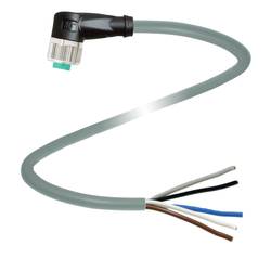 Pepperl+Fuchs V15-W-1M-PVC upravený zástrčkový konektor pro senzory - aktory, 239999-100002, piny: 5, 1 m, 1 ks