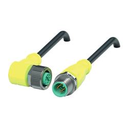 Pepperl+Fuchs V1-W-S-BK3M-PUR-A-V1-G upravený zástrčkový konektor pro senzory - aktory, 70109953, piny: 4, 4, 3 m, 1 ks