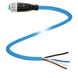 Pepperl+Fuchs V1-G-N4-25M-PVC upravený zástrčkový konektor pro senzory - aktory, 240769-0001, piny: 4, 25 m, 1 ks