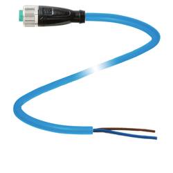 Pepperl+Fuchs V1-G-N-10M-PVC upravený zástrčkový konektor pro senzory - aktory, 240769-100006, piny: 2, 10 m, 1 ks