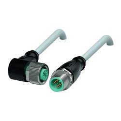 Pepperl+Fuchs V1-W-4M-PVC-V1-G upravený zástrčkový konektor pro senzory - aktory, 240776-0009, piny: 4, 4, 4 m, 1 ks