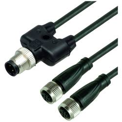 Pepperl+Fuchs V15-G-BK0,15M-PUR-A-TEE-V15 rozdělovač a adaptér pro senzory - aktory , 70136771, piny: 5, 5, 0.15 m, 1 ks