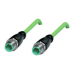 Pepperl+Fuchs V1SD-G-GN0,5M-PUR-E2S-V1D-G upravený zástrčkový konektor pro senzory - aktory, 70137170, piny: 4, 4, 0.5 m, 1 ks