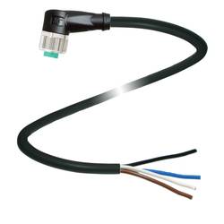 Pepperl+Fuchs V1-W-BK5M-PUR-R1 upravený zástrčkový konektor pro senzory - aktory, 295359, piny: 4, 5 m, 1 ks