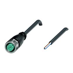 Pepperl+Fuchs V1-G-BK10M-PUR-R1 upravený zástrčkový konektor pro senzory - aktory, 295360, piny: 4, 10 m, 1 ks