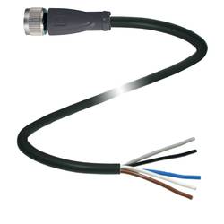Pepperl+Fuchs V15-G-BK10M-PUR-U/0,75 upravený zástrčkový konektor pro senzory - aktory, 239998-0013, piny: 5, 10 m, 1 ks