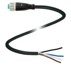 Pepperl+Fuchs V1-G-BK1M-PUR-U upravený zástrčkový konektor pro senzory - aktory, 239998-0011, piny: 4, 1 m, 1 ks