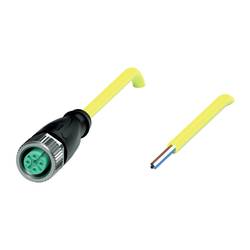 Pepperl+Fuchs V1-G-YE20M-PVC-U upravený zástrčkový konektor pro senzory - aktory, 456411, piny: 4, 20 m, 1 ks