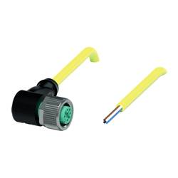 Pepperl+Fuchs V1-W-YE2M-PUR-U upravený zástrčkový konektor pro senzory - aktory, 456416, piny: 4, 2 m, 1 ks
