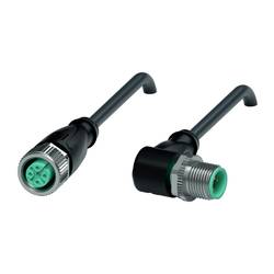 Pepperl+Fuchs V1-G-BK5M-PUR-A-V1-W upravený zástrčkový konektor pro senzory - aktory, 240778-100013, piny: 4, 4, 5 m, 1 ks