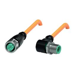 Pepperl+Fuchs V1-G-OR0,3M-POC-V1-W upravený zástrčkový konektor pro senzory - aktory, 240778-100026, piny: 4, 4, 0.3 m, 1 ks
