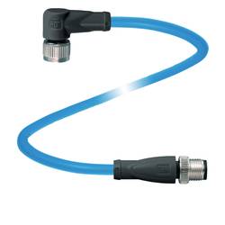 Pepperl+Fuchs V1-W-N-10M-PUR-V1-G upravený zástrčkový konektor pro senzory - aktory, 70102295, piny: 2, 2, 10 m, 1 ks