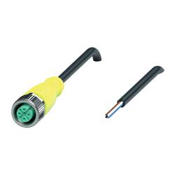 Pepperl+Fuchs V1-G-S-BK30M-PUR-A upravený zástrčkový konektor pro senzory - aktory, 315709, piny: 4, 30 m, 1 ks
