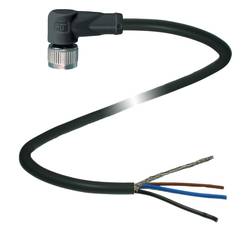 Pepperl+Fuchs V11-W-BK10M-PUR-ABG upravený zástrčkový konektor pro senzory - aktory, 239178, piny: 3, 10 m, 1 ks