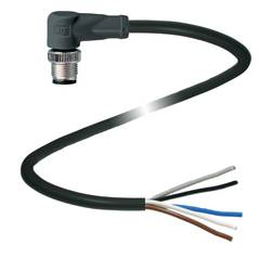 Pepperl+Fuchs V15S-W-BK10M-PUR-U/0,75 upravený zástrčkový konektor pro senzory - aktory, 240772-100002, piny: 5, 10 m, 1 ks