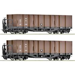 Roco 6640004 Dvoudílná sada otevřených nákladních vozů s ÖBB