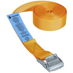 TOOLCRAFT TO-6811770 upínací popruh se sponou Přivazovací únosnost napřímo (LC)=125 daN (d x š) 4.5 m x 25 mm upínací zámek EN 12195-2