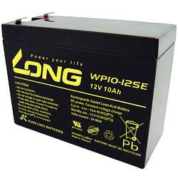 Long WP10-12SE WP10-12SE olověný akumulátor 12 V 10 Ah olověný se skelným rounem (š x v x h) 151 x 118 x 65 mm plochý konektor 6,35 mm odolné proti více