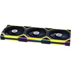 Lian Li Lian Li UNI FAN SL Wireless ARGB PWM Lüfter, 3er-Pack inkl. Controller - Revers PC větrák s krytem černá (š x v x h) 120 x 124.5 x 28 mm