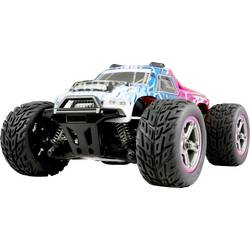 Amewi MAX20 blau-pink modrá, růžová komutátorový 1:20 RC model auta elektrický monster truck 4WD (4x4) RtR 2,4 GHz