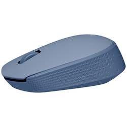 Logitech M171 optická myš, přenos bezdrátový, 3 tlačítko, 1000 dpi, modrá