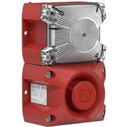 Pfannenberg bleskovka Xenon PA X 1-05 24DC CL EN54 RAL3000 23311801000 čirá zábleskové světlo, stálý tón, pulzní tón 24 V/DC 105 dB