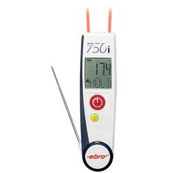 ebro TLC 750i-V2 infračervený a vpichovací teploměr (HACCP), typ senzoru T , kompatibilní s HACCP, kontaktní měření, bezdotykové IR měření