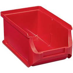 Plastový box na drobný materiál, stohovatelný Allit (š x v x h) 100 x 75 x 160 mm, červená