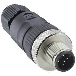 Lutronic 1250 ... T...CR neupravený zástrčkový konektor pro senzory - aktory, 1250 05 T7CR, piny: 5, 1 ks