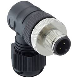 Lutronic 1255 ... T9CR neupravený zástrčkový konektor pro senzory - aktory, 1255 04 T9CR, piny: 4, 1 ks