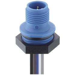Lutronic 1230 ... T16CW104 ... vestavný zástrčkový konektor pro senzory - aktory, 1230 04 T16CW104 0,5m, piny: 4, 1 ks