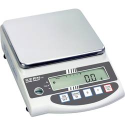 Kern EW 12000-1NM přesná váha Max. váživost 12 kg Rozlišení 0.1 g 230 V, napájeno akumulátorem stříbrná