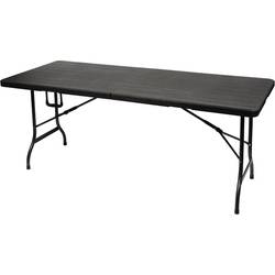 Perel folding table wood kempingový stolek černá FP180W Zatížitelnost (hmotnost) (max.) 100 kg