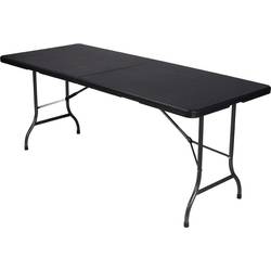 Perel folding table rattan kempingový stolek černá FP180R Zatížitelnost (hmotnost) (max.) 100 kg