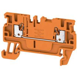 Weidmüller 1552830000 průchodková svorka 3.5 mm pružinová svorka oranžová 100 ks