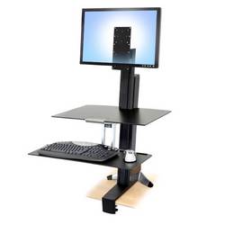 Ergotron 97-845 / SINGLE MONITOR TALL USER ACCESS 1násobné Pojízdný vozík na PC/monitor černá