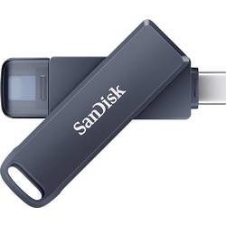 SanDisk Phone Drive USB flash disk Retail 256 GB modrá SDIXD0N-256G-GN6NE USB-C™ (USB 3.2 Gen 1), Lightning konektor Apple