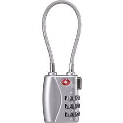 Sygonix SY-5044450 kabelový zámek na heslo, 33 mm, TSA, zinek