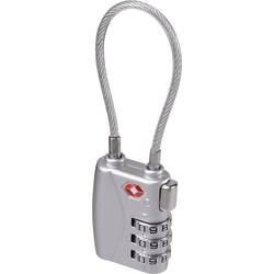 Sygonix SY-5044450 kabelový zámek na heslo, 33 mm, TSA, zinek