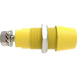 Schützinger DI SAB 9430 Ni / GE bezpečnostní montážní zásuvka 4 mm Rovná žlutá 1 ks