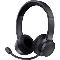 Trust AYDA WIRELESS ENC HEADSET Sluchátka On Ear Bluetooth®, 25463, černá
