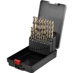 TOOLCRAFT TO-9913155 HSSE-Co 5 sada spirálových vrtáku do kovu, 19dílná, DIN 338, válcová stopka, 1 sada