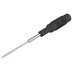 SKS Hirschmann MZS 1 - PRUEF sw měřící hrot konektor 4 mm Ohne Messkategorie černá 1 ks