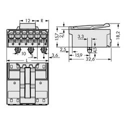 WAGO 2092 konektor do DPS 3, rozteč 5 mm, 2092-1523/020-000, 100 ks