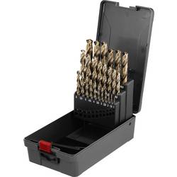 TOOLCRAFT TO-9913152 HSS-Co 5 sada spirálových vrtáku do kovu DIN 338 válcová stopka 1 sada