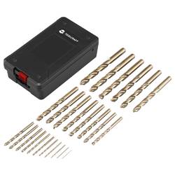 TOOLCRAFT TO-9913152 HSS-Co 5 sada spirálových vrtáku do kovu DIN 338 válcová stopka 1 sada