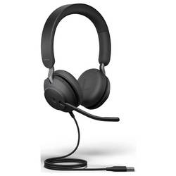 Jabra Evolve2 40 SE USB C/A MS Stereo Sluchátka On Ear kabelová, 24189-999-799, černá