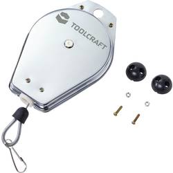 TOOLCRAFT TO-7392612 Vyvažovač, vytažení lanka do 1,5 m, max. nostnost 2 kg